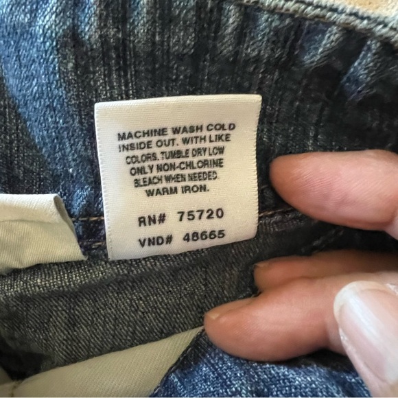 BKE Castaway Denim Pencil Skirt Woman’s 25 Y2K Boho Coastal Grandma Cottage Core - Picture 9 of 9